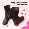 imageDREAM PAIRS Girls Knee High Winter Motorcycle Riding BootsBrown