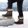 imageDREAM PAIRS Boys Girls Snow Boots WaterResistant Outdoor Warm Cozy AntiSlip Mid Calf Faux Fur Lining Insulated Winter Shoes for LittleBig KidsBrown