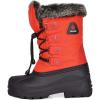 imageDREAM PAIRS Boys ampamp Girls Knee High Winter Snow Boots ToddlerLittle KidBig KidBlack Redm