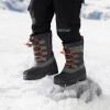 imageDREAM PAIRS Boys ampamp Girls Knee High Winter Snow Boots ToddlerLittle KidBig KidNavy Grey Orange
