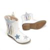 imageDREAM PAIRS Girls Cowgirl Cowboy Western Mid Calf Tassel BootsWhitepu