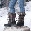 imageDREAM PAIRS Boys Girls Snow Boots WaterResistant Outdoor Warm Cozy AntiSlip Mid Calf Faux Fur Lining Insulated Winter Shoes for LittleBig KidsGreyMulti