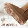 imageDREAM PAIRS Girls Boys Winter Boots Faux Fur Lined Mid Calf Kids Snow Tall Shoes FuzzyChic Kids Buckle for Little KidBig KidChesnut