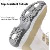 imageDREAM PAIRS Girls Snow Boots Warm Cozy AntiSlip Lightweight Mid Calf Faux Fur Lining Winter Shoes for LittleBig KidsBeigeWhite