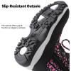 imageDREAM PAIRS Girls Snow Boots Warm Cozy AntiSlip Lightweight Mid Calf Faux Fur Lining Winter Shoes for LittleBig KidsBlackPink