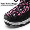 imageDREAM PAIRS Girls Snow Boots Warm Cozy AntiSlip Lightweight Mid Calf Faux Fur Lining Winter Shoes for LittleBig KidsBlackPink