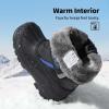 imageDREAM PAIRS Boys ampamp Girls Mid Calf WaterResistant Winter Snow Boots for ToddlerLittleBig KidBlackRoyal