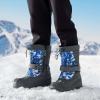 imageDREAM PAIRS Boys ampamp Girls Mid Calf WaterResistant Winter Snow Boots for ToddlerLittleBig KidNavy