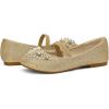 imageDREAM PAIRS Girls Ballet Flats Flower Shoes Mary Jane Ballerina Flat Dress Shoes for DailyWeddingPartyGoldGlitter