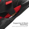 imageDREAM PAIRS Kids Basketball Shoes Boys Girls Lowtop Sneakers Durable Sports Shoes Laceup Breathable School Trainers for Little Big Kids YouthBlackRed