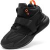 imageDREAM PAIRS Kids Basketball Shoes Boys Girls Lowtop Sneakers Durable Sports Shoes Laceup Breathable School Trainers for Little Big Kids YouthBlack