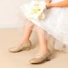 imageDREAM PAIRS Girls Dress Shoes Low Heels for Little Big Girl Mary Jane Shoes with Pearl Rhinestones Flower Girl Pumps Princess Wedding PartyGoldglitter