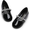 imageDREAM PAIRS Girls Mary Jane Dress Shoes Ballerina Flats for Wedding Party ToddlerLittle KidBig KidBlackPatt