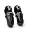 imageDREAM PAIRS Girls Mary Jane Dress Shoes Ballerina Flats for Wedding Party ToddlerLittle KidBig KidBlackPatt