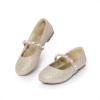 imageDREAM PAIRS Girls Mary Jane Dress Shoes Ballerina Flats for Wedding Party ToddlerLittle KidBig KidGoldGlitter W