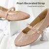 imageDREAM PAIRS Girls Mary Jane Dress Shoes Ballerina Flats for Wedding Party ToddlerLittle KidBig KidRoseGoldGlitter