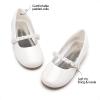imageDREAM PAIRS Girls Mary Jane Dress Shoes Ballerina Flats for Wedding Party ToddlerLittle KidBig KidWhitePatt