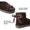 imageDREAM PAIRS Snow Boots for Women Genuine Suede Faux Fur Lining Water Resistant AntiSlip Warm Winter Booties Slip On Memory Foam Comfort Ankle Boots FuzzyClassic Low BootsBrown