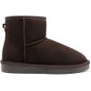 imageDREAM PAIRS Snow Boots for Women Genuine Suede Faux Fur Lining Water Resistant AntiSlip Warm Winter Booties Slip On Memory Foam Comfort Ankle Boots FuzzyClassic Low BootsBrown