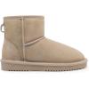 imageDREAM PAIRS Snow Boots for Women Genuine Suede Faux Fur Lining Water Resistant AntiSlip Warm Winter Booties Slip On Memory Foam Comfort Ankle Boots FuzzyClassic Low BootsSand