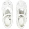 imageDREAM PAIRS Toddler Girls Dress Shoes Mary Jane Rhinestone Ballerina Flat for Party Birthday Performance WeddingWhite