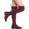 imageDREAM PAIRS Womens HIGHPLAT Black Chunky Thigh High Over The Knee High Heel BootsBlack Nubucksarahhi