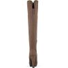 imageDREAM PAIRS Womens HIGHPLAT Black Chunky Thigh High Over The Knee High Heel BootsKhaki