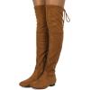 imageDREAM PAIRS Womens HIGHPLAT Black Chunky Thigh High Over The Knee High Heel BootsLight Greysarahhi
