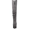 imageDREAM PAIRS Womens HIGHPLAT Black Chunky Thigh High Over The Knee High Heel BootsLight Greysarahhi