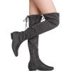 imageDREAM PAIRS Womens HIGHPLAT Black Chunky Thigh High Over The Knee High Heel BootsRedsarahhi