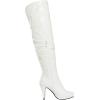 imageDREAM PAIRS Womens HIGHPLAT Black Chunky Thigh High Over The Knee High Heel BootsWhite Pusarahhi