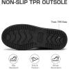 imageDREAM PAIRS Womens ShortyNew Mid Calf Winter Snow BootsBlackclassic