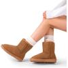 imageDREAM PAIRS Womens ShortyNew Mid Calf Winter Snow BootsChesnut