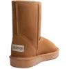 imageDREAM PAIRS Womens ShortyNew Mid Calf Winter Snow BootsChesnut