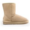 imageDREAM PAIRS Womens ShortyNew Mid Calf Winter Snow BootsSand