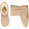 imageDREAM PAIRS Womens ShortyNew Mid Calf Winter Snow BootsSand