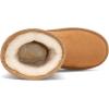 imageDREAM PAIRS Girls Boys Boots Kids Faux Fur Lined Winter Snow FuzzyClassic Kids Mid BootChestnut