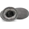 imageDREAM PAIRS Girls Boys Boots Kids Faux Fur Lined Winter Snow FuzzyClassic Kids Mid BootGrey
