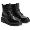 imageDREAM PAIRS Laceup Combat Boots Ankle Booties for WomenBlack
