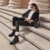 imageDREAM PAIRS Laceup Combat Boots Ankle Booties for WomenBlack