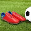 imageDREAM PAIRS Mens Sport Flexible Athletic Lace Up Light Weight Outdoor Cleats Football Soccer ShoesRedRoyalLemonGreen