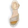 imageDREAM PAIRS Womens Low Kitten Heels Open Round Toe Comfortable Strappy Heels for Daily Casual Dressy Wedding Party Evening SandalsGoldglitter