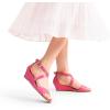 imageDREAM PAIRS Womens Low Wedge Sandals Ankle Strap Heel Sandal Open Toe Wide Dress Summer ShoesHot Pinkpu