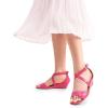 imageDREAM PAIRS Womens Low Wedge Sandals Ankle Strap Heel Sandal Open Toe Wide Dress Summer ShoesHot Pinkpu