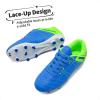 imageDREAM PAIRS Boys Girls Soccer Football Cleats Shoes for Little KidBig KidRoyalLemonGreen