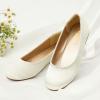 imageDREAM PAIRS Girls Dress Shoes Slip on Ballerina Flats for WeddingPartyIvorySatin