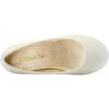 imageDREAM PAIRS Girls Dress Shoes Slip on Ballerina Flats for WeddingPartyIvorySatin