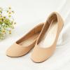 imageDREAM PAIRS Girls Dress Shoes Slip on Ballerina Flats for WeddingPartyNudeNubuck