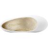imageDREAM PAIRS Girls Dress Shoes Slip on Ballerina Flats for WeddingPartyWhiteSatin