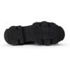 imageDREAM PAIRS Knee High Boots Women Fashion Combat Boots Chunky Platform Lace Up Lug Sole Boots For WomenBlackKnitting